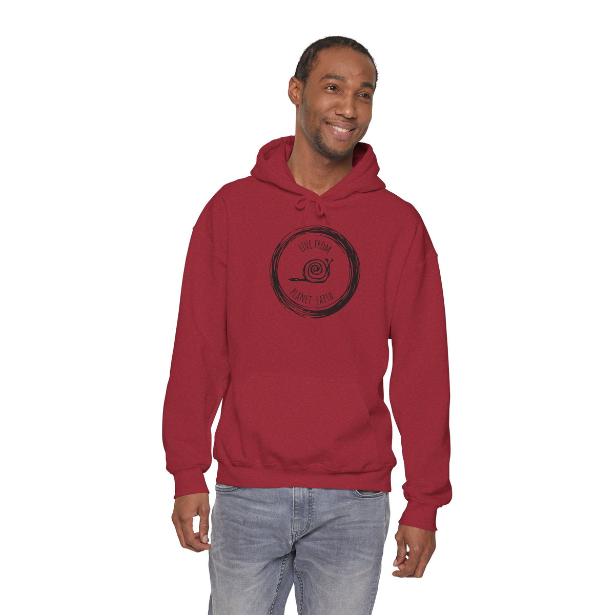 Live From Planet Earth Unisex Heavy Blend™ Hooded Sweatshirt