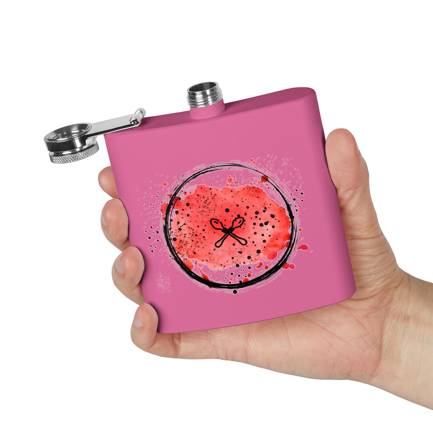 Get Your Drink On! stainless steel flask.