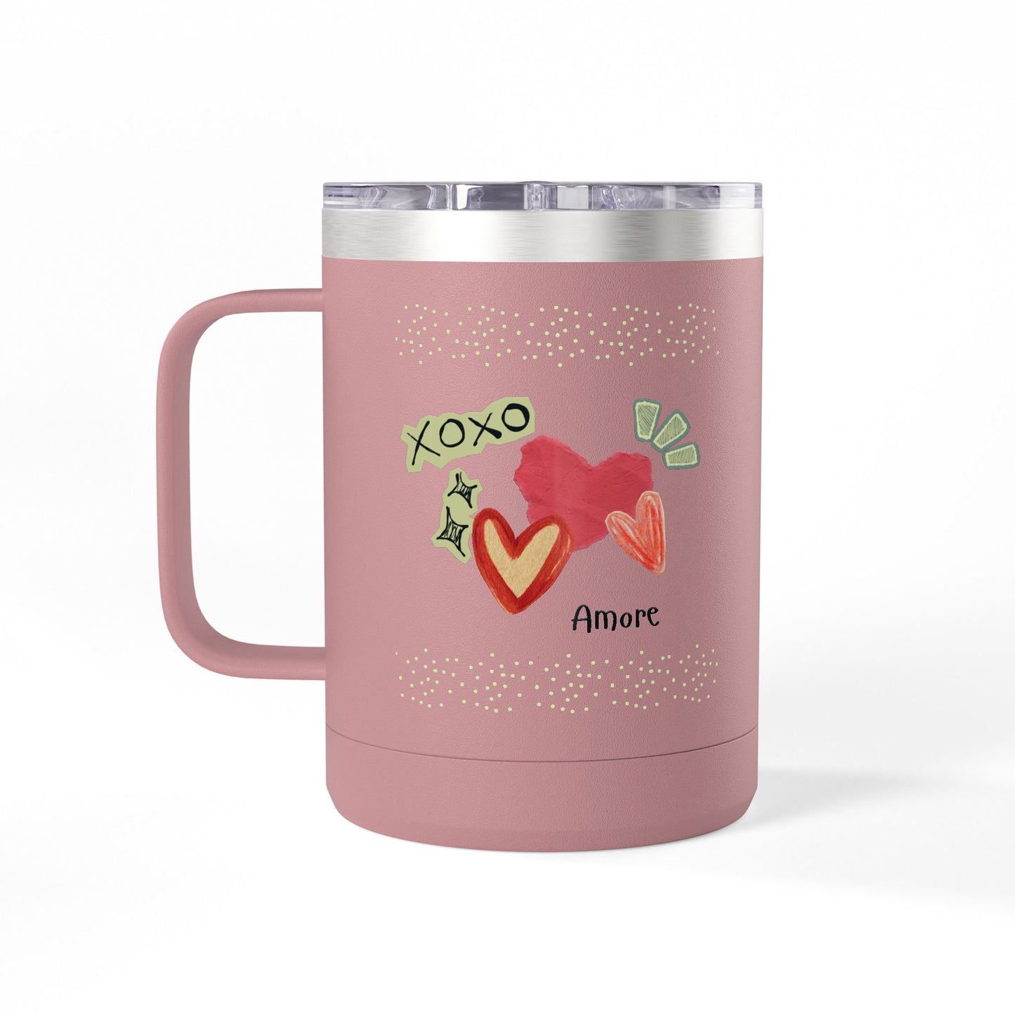 Amore 15oz Insulated Coffee Mug