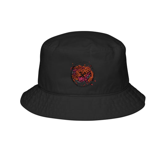 Bucket Hat, Wooden Cross Spoons and Blood Splatter