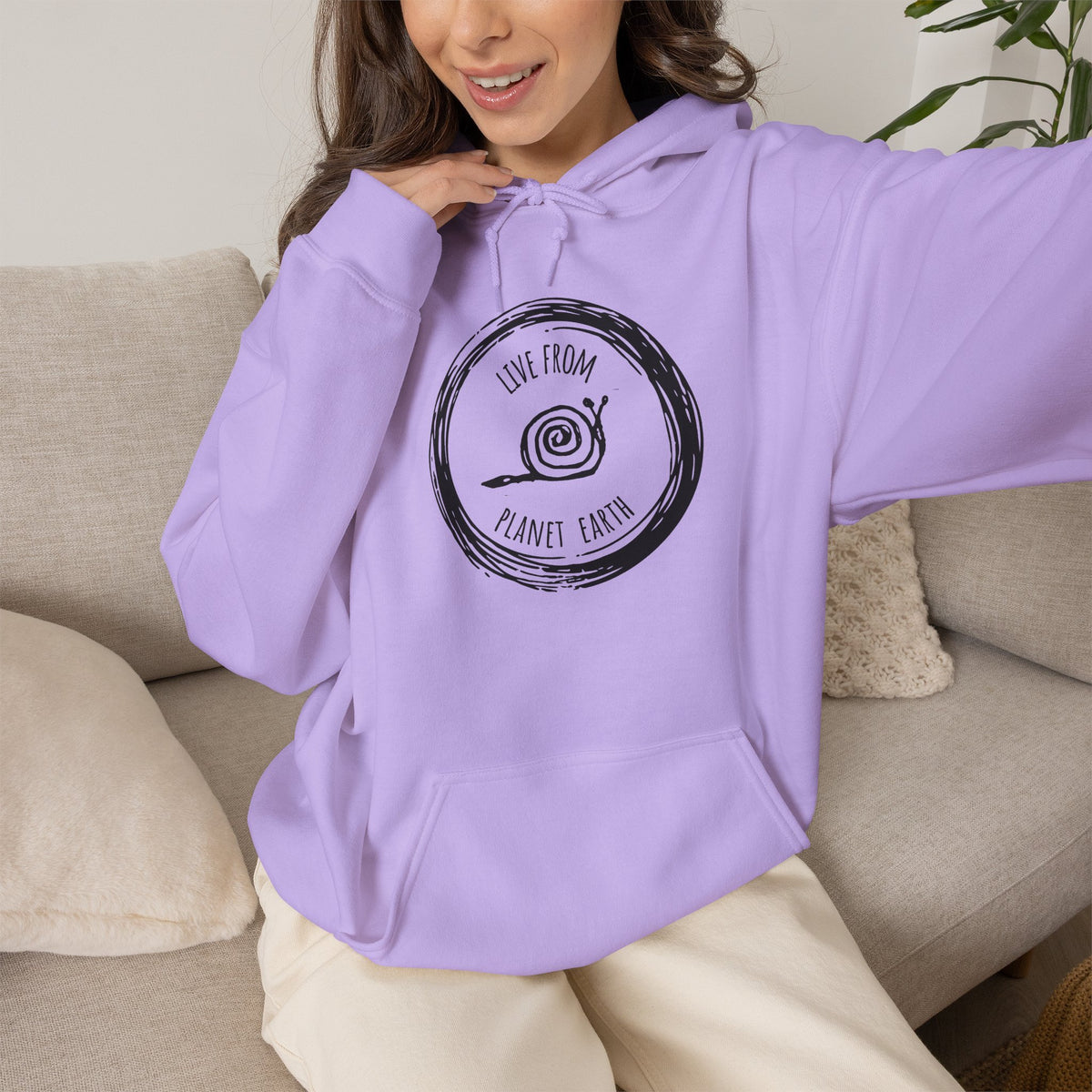 Live From Planet Earth Unisex Heavy Blend™ Hooded Sweatshirt