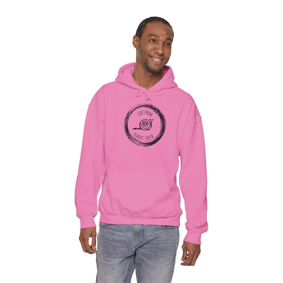 Live From Planet Earth Unisex Heavy Blend™ Hooded Sweatshirt