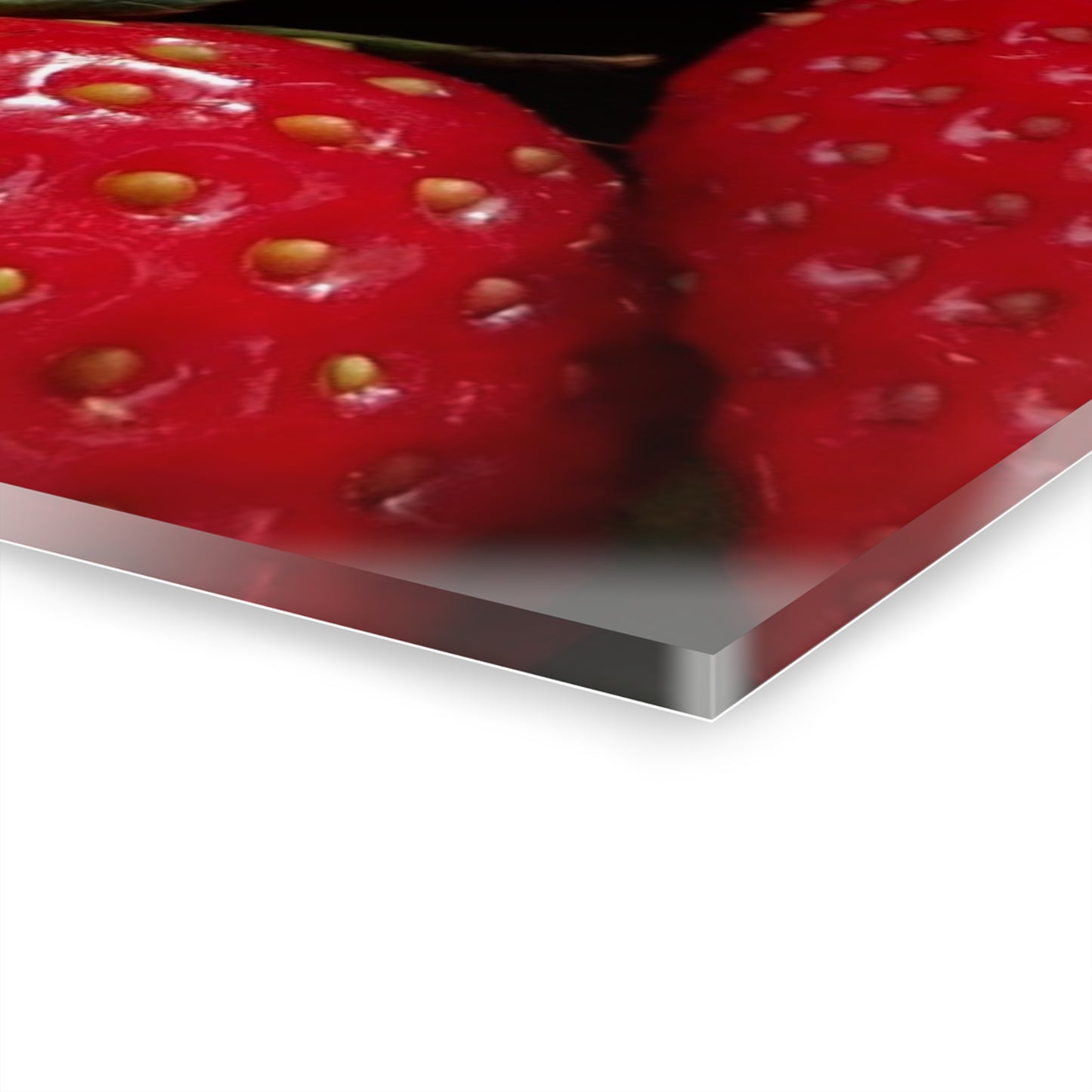 Fresh Strawberries - Acrylic Print (French Cleat Hanging) — Modern Urban Wall Art
