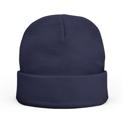 Embroidered Knit Beanie GenX | Cozy Winter Hat, Gift for Her, Unique Accessory, Outdoor Beanie, Fashionable Headwear