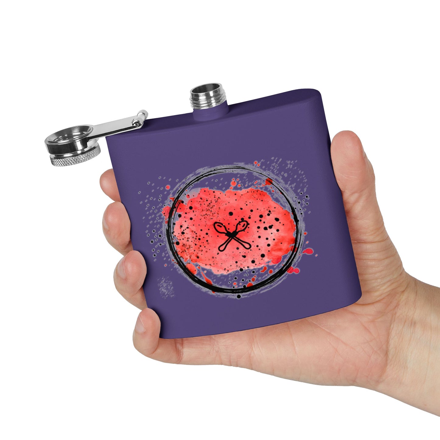 Get Your Drink On! stainless steel flask.