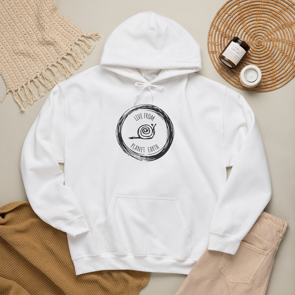 Live From Planet Earth Unisex Heavy Blend™ Hooded Sweatshirt
