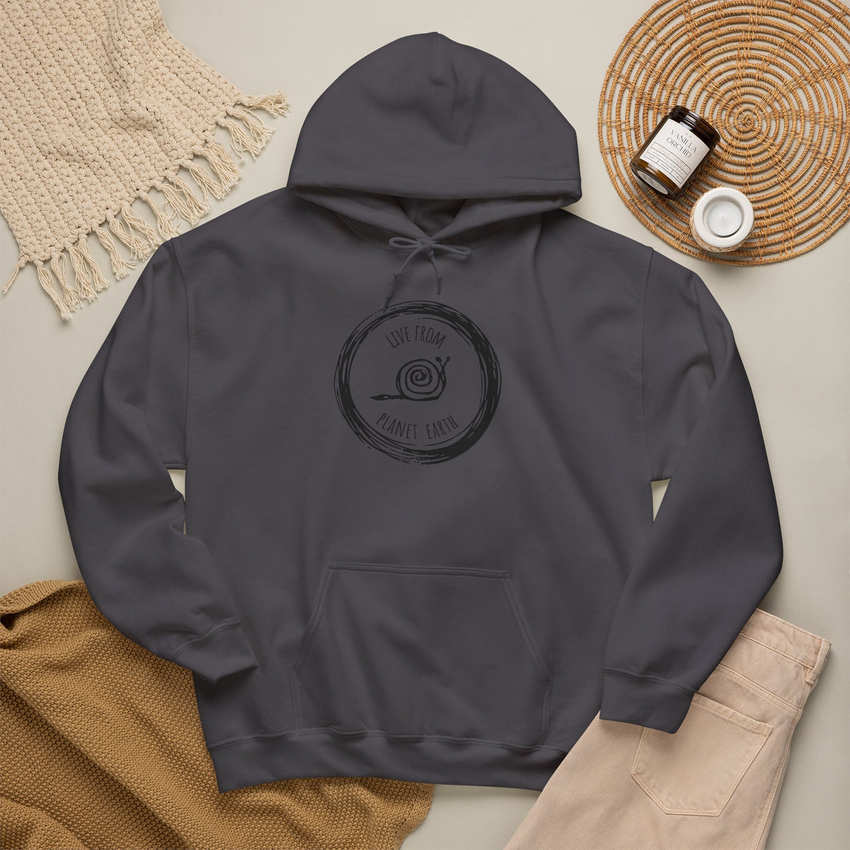 Live From Planet Earth Unisex Heavy Blend™ Hooded Sweatshirt