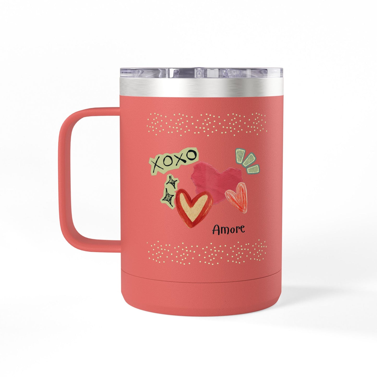 Amore 15oz Insulated Coffee Mug