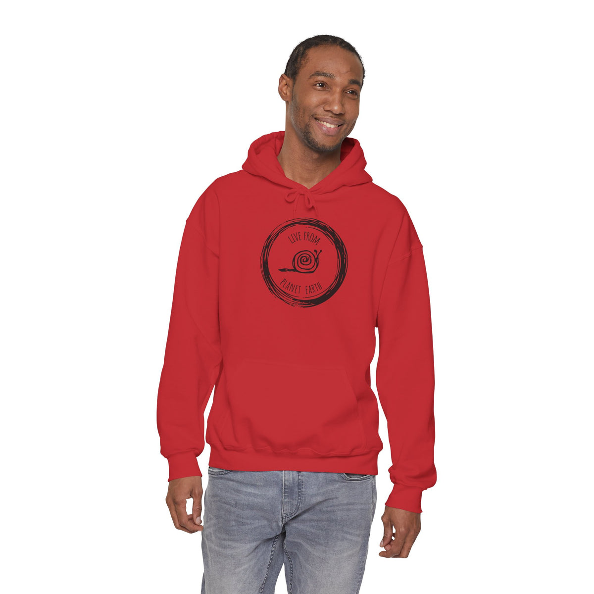 Live From Planet Earth Unisex Heavy Blend™ Hooded Sweatshirt