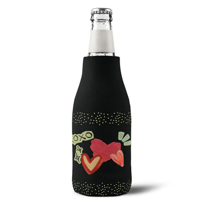 Amore XOXO Zip-Up Bottle Cooler Sleeve