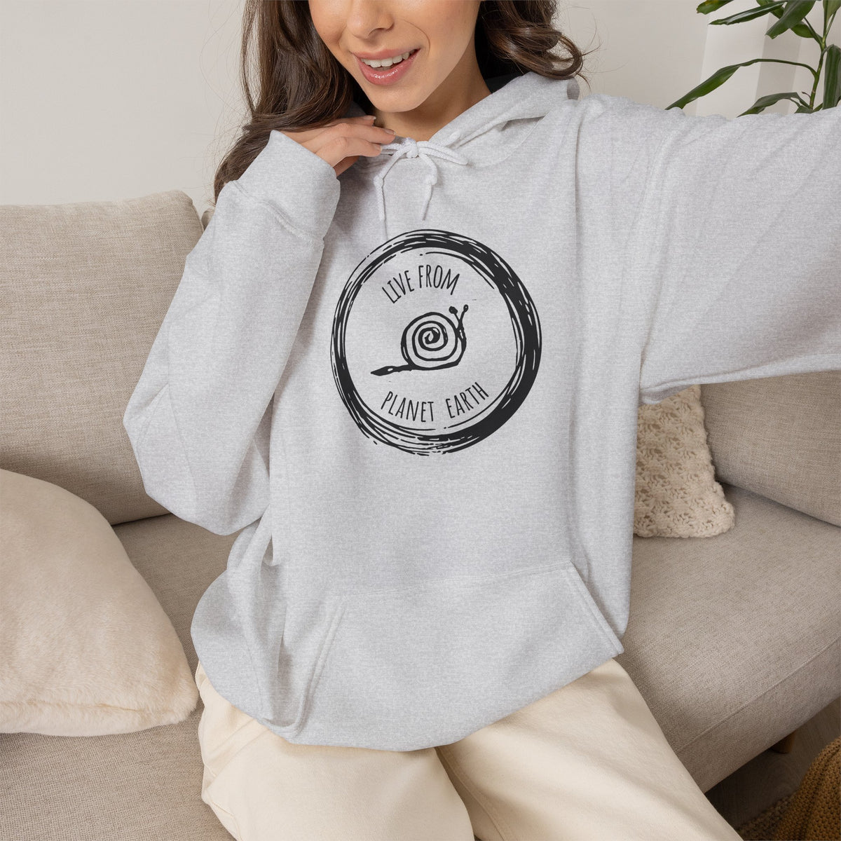 Live From Planet Earth Unisex Heavy Blend™ Hooded Sweatshirt