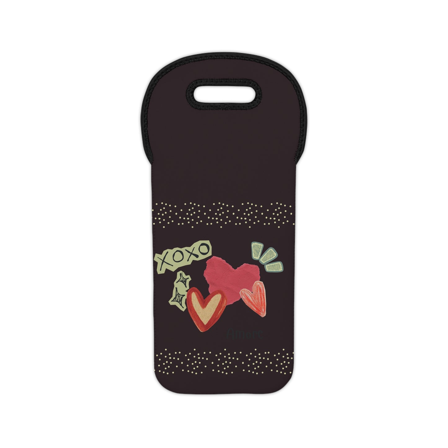 Amore XOXO Wine Tote Bag