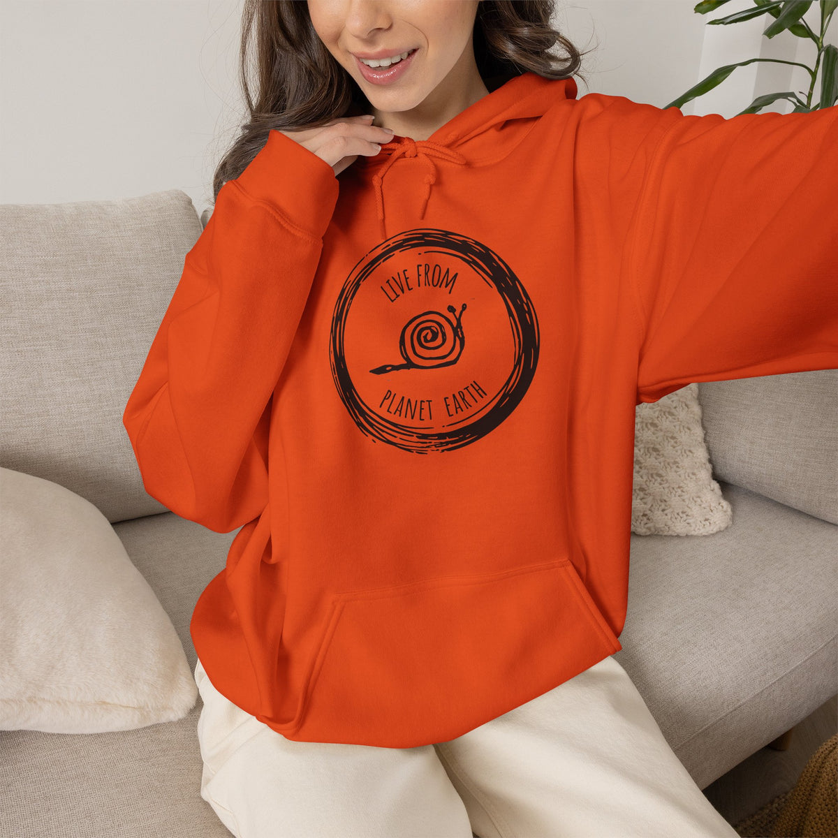 Live From Planet Earth Unisex Heavy Blend™ Hooded Sweatshirt