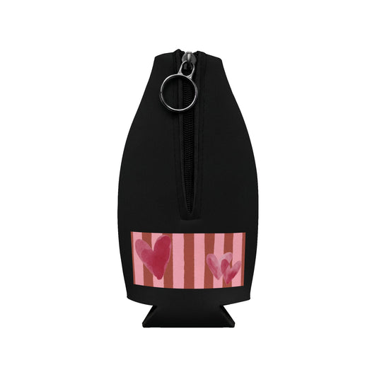 Amore XOXO Zip-Up Bottle Cooler Sleeve