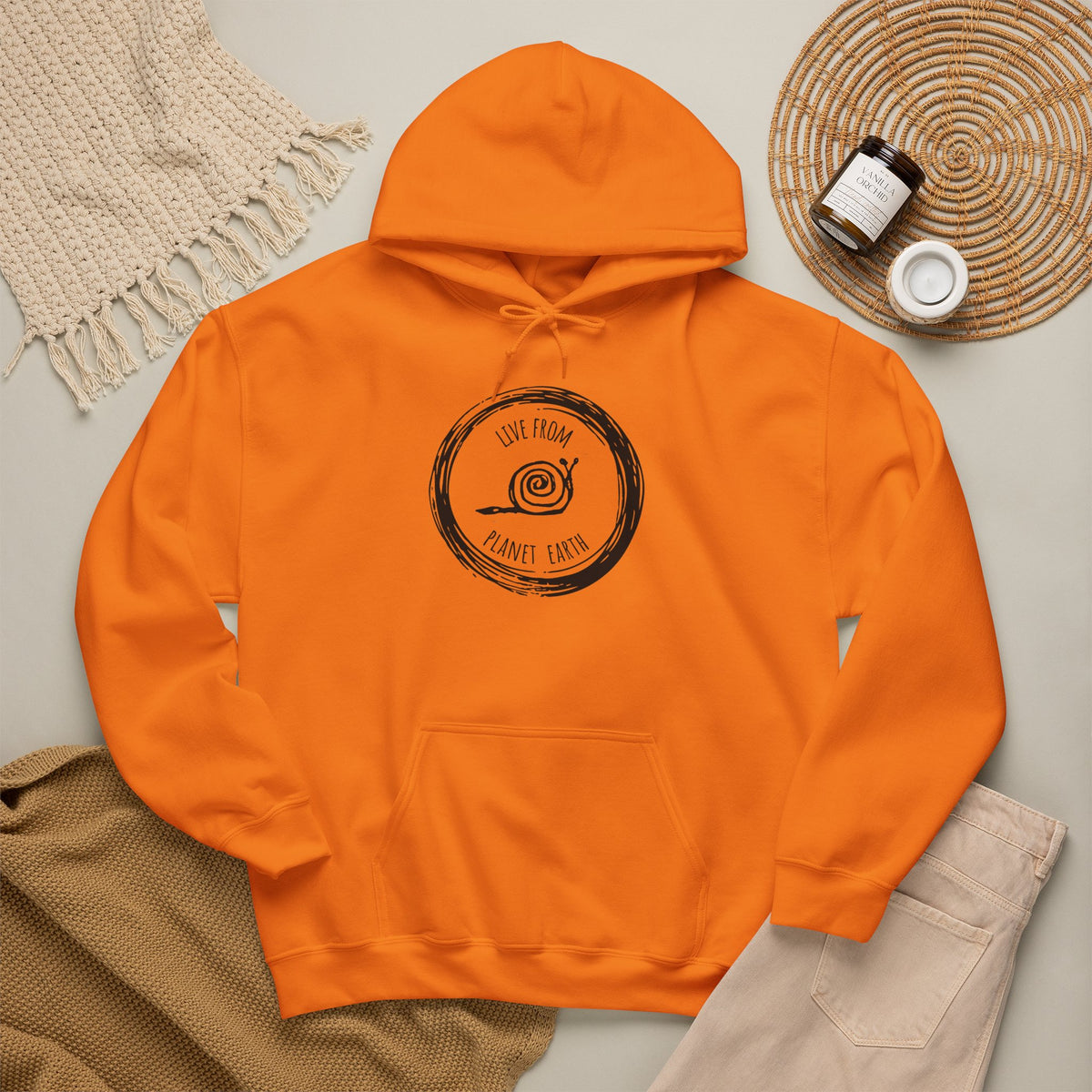 Live From Planet Earth Unisex Heavy Blend™ Hooded Sweatshirt
