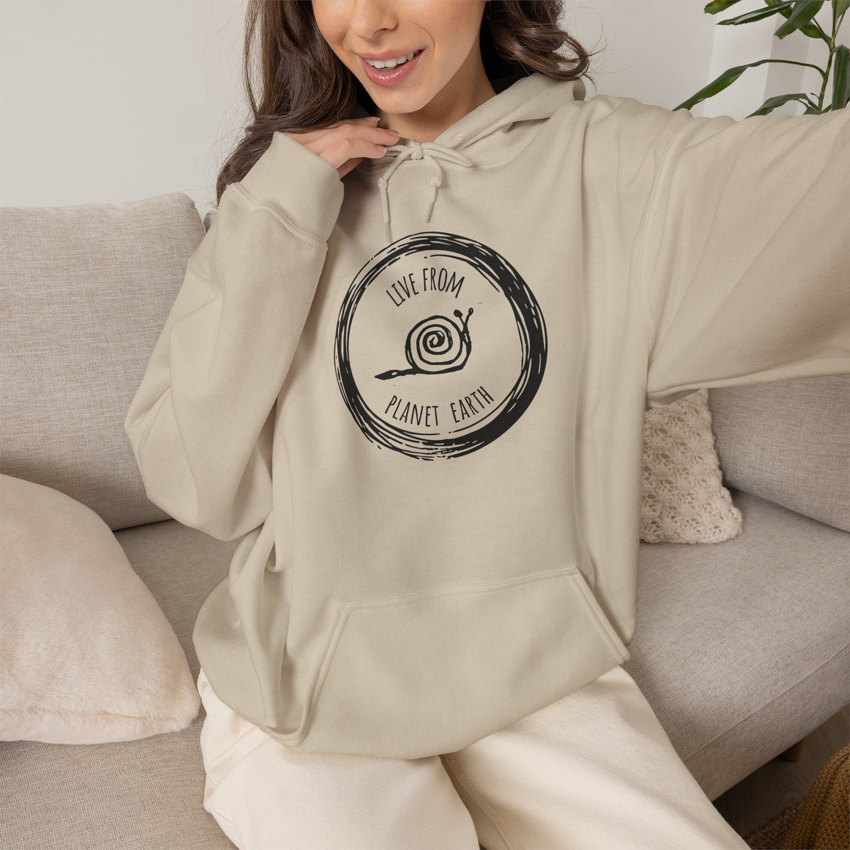 Live From Planet Earth Unisex Heavy Blend™ Hooded Sweatshirt