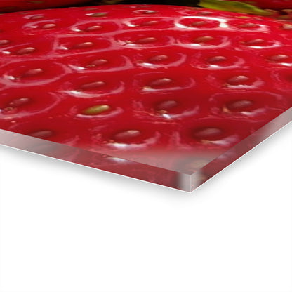 Fresh Strawberries - Acrylic Print (French Cleat Hanging) — Modern Urban Wall Art