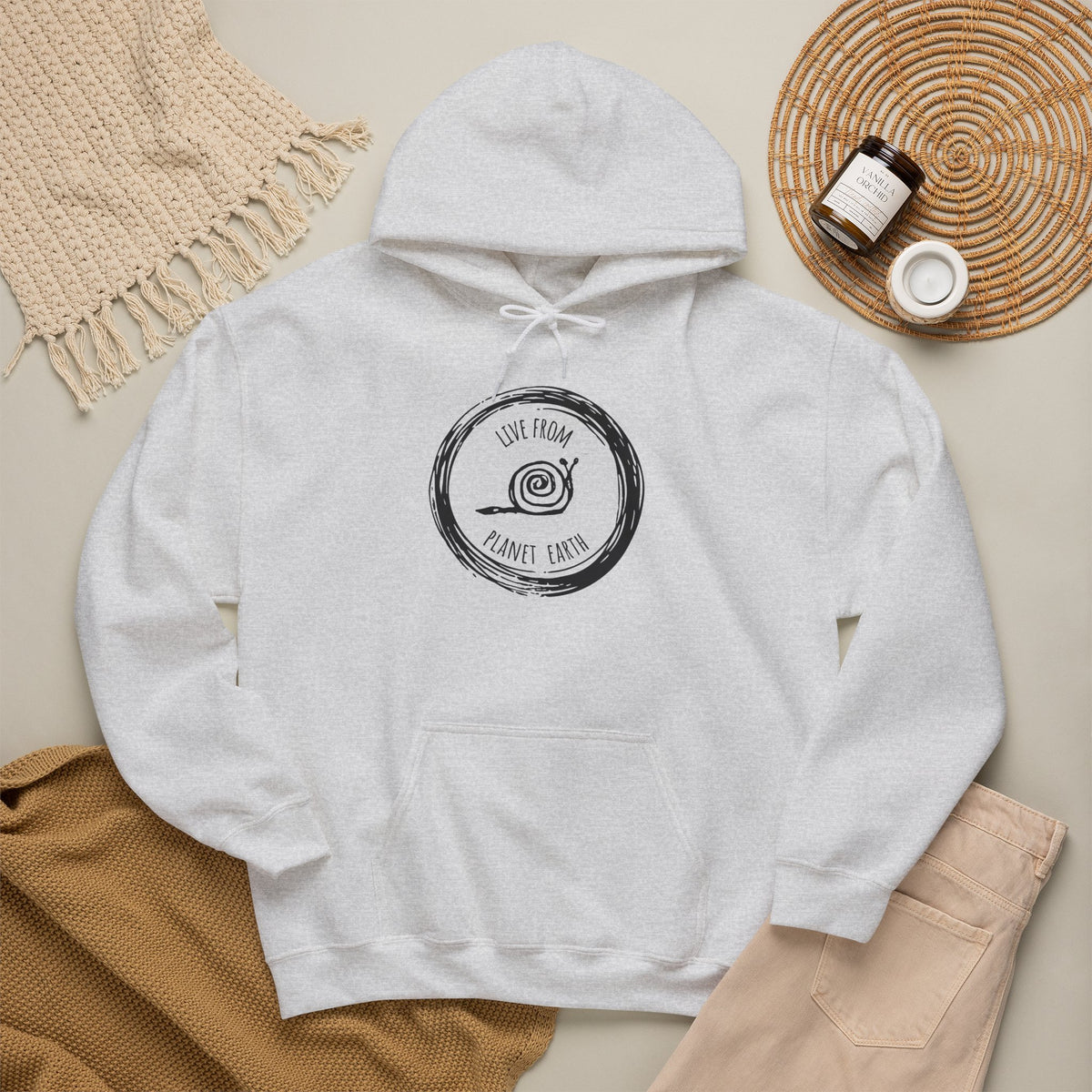 Live From Planet Earth Unisex Heavy Blend™ Hooded Sweatshirt
