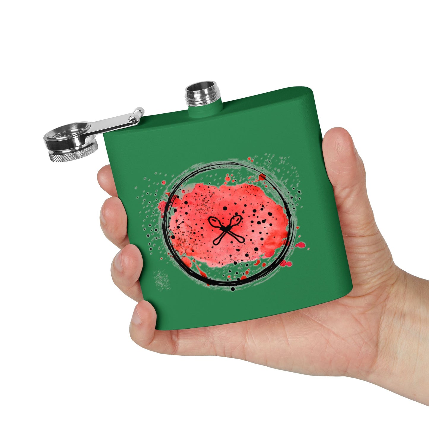 Get Your Drink On! stainless steel flask.