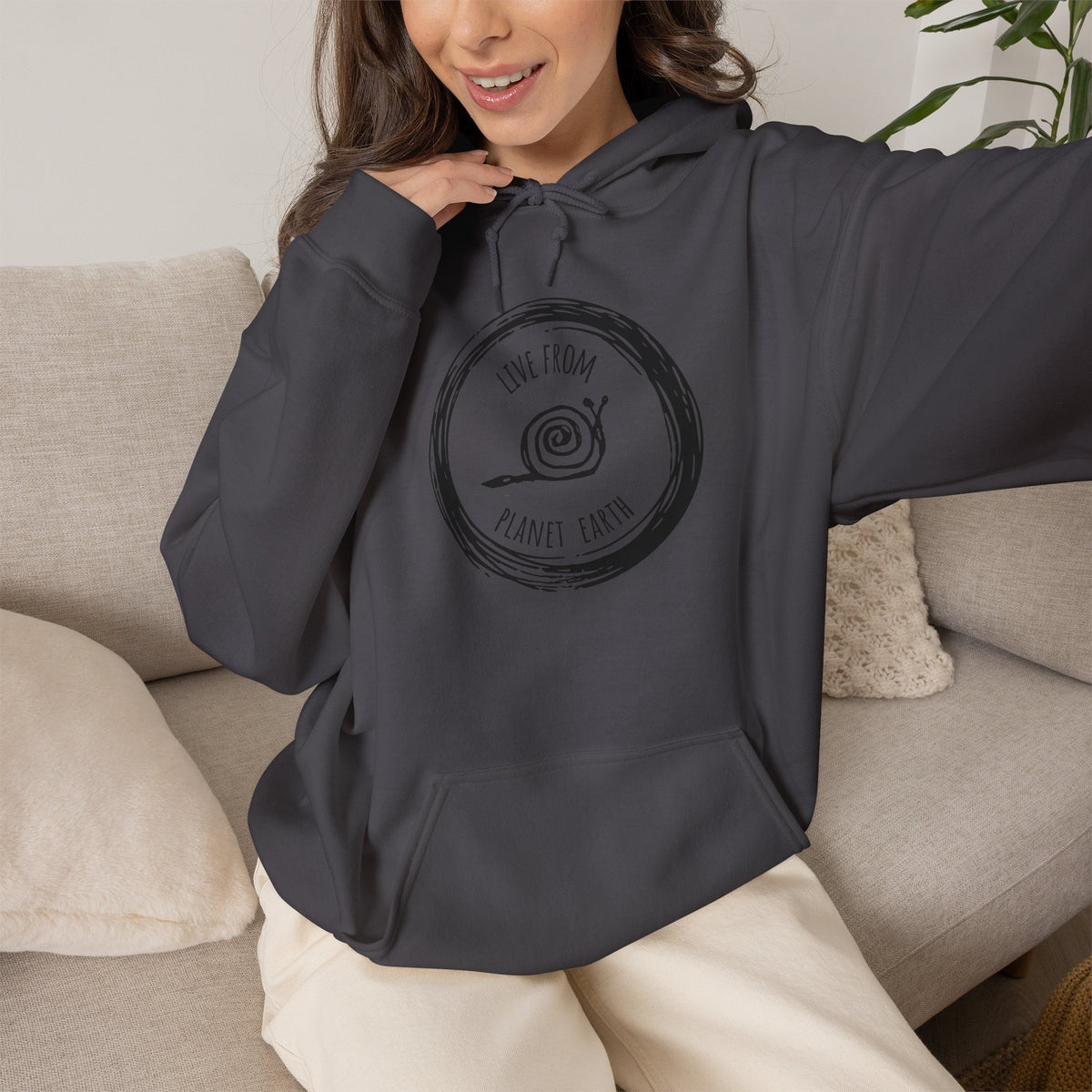 Live From Planet Earth Unisex Heavy Blend™ Hooded Sweatshirt
