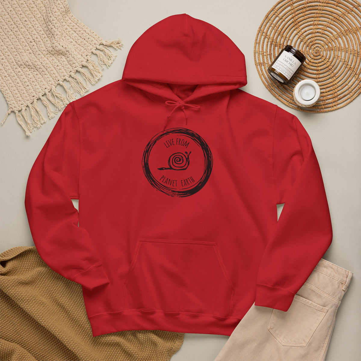 Live From Planet Earth Unisex Heavy Blend™ Hooded Sweatshirt