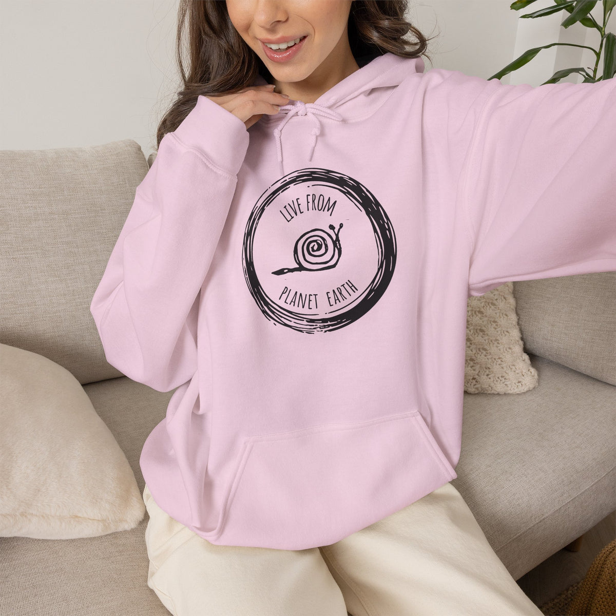 Live From Planet Earth Unisex Heavy Blend™ Hooded Sweatshirt