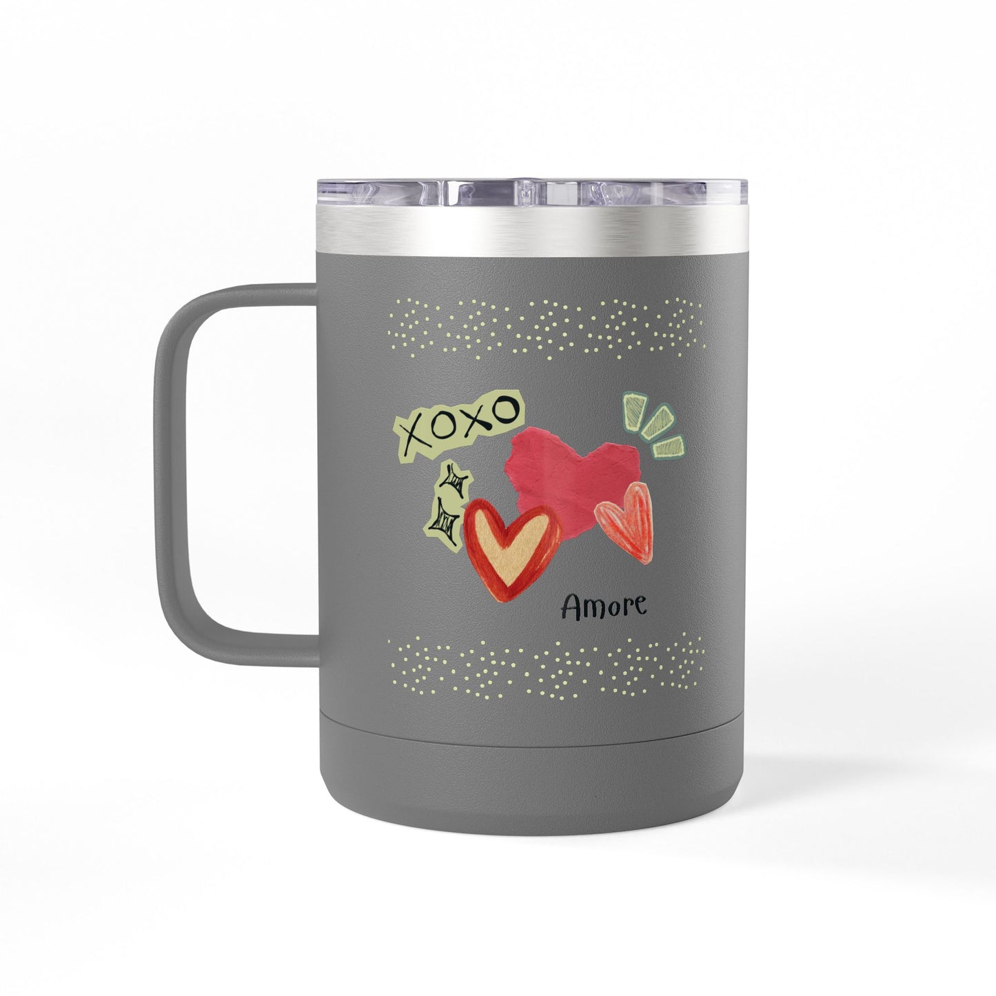 Amore 15oz Insulated Coffee Mug