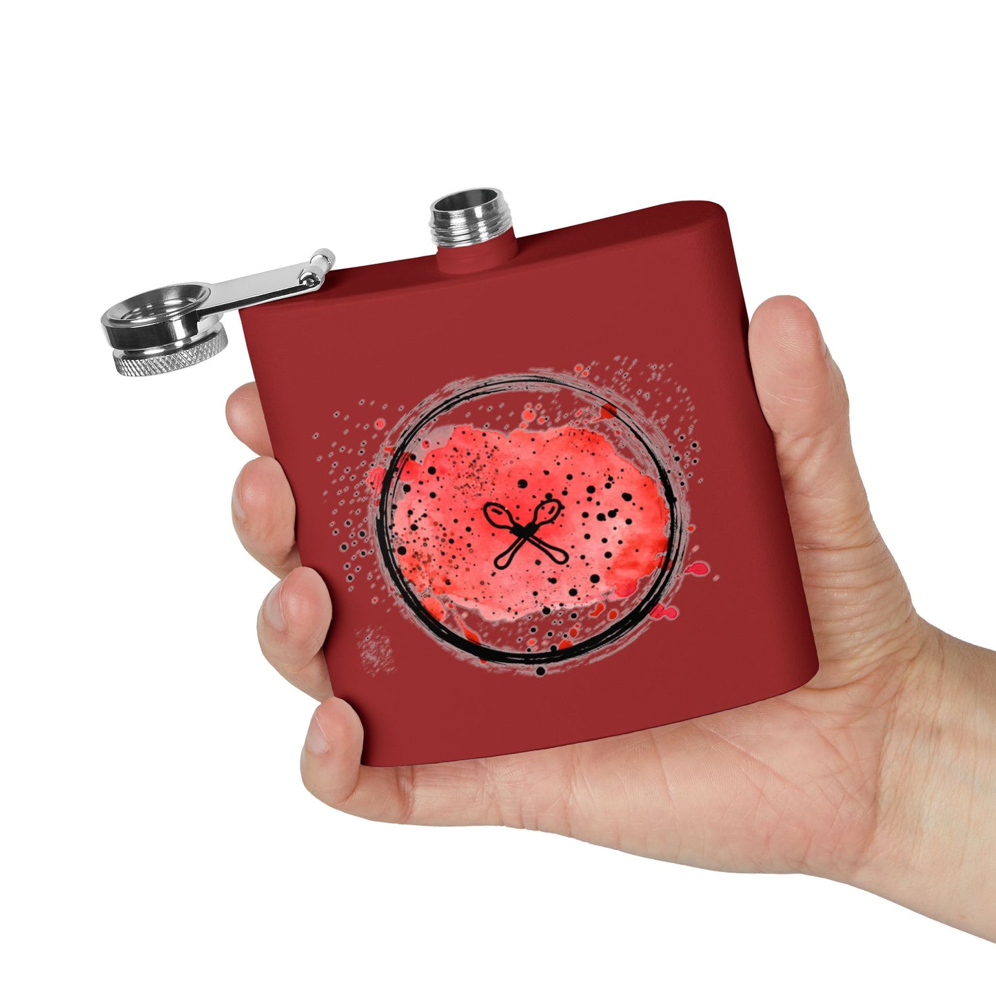 Get Your Drink On! stainless steel flask.