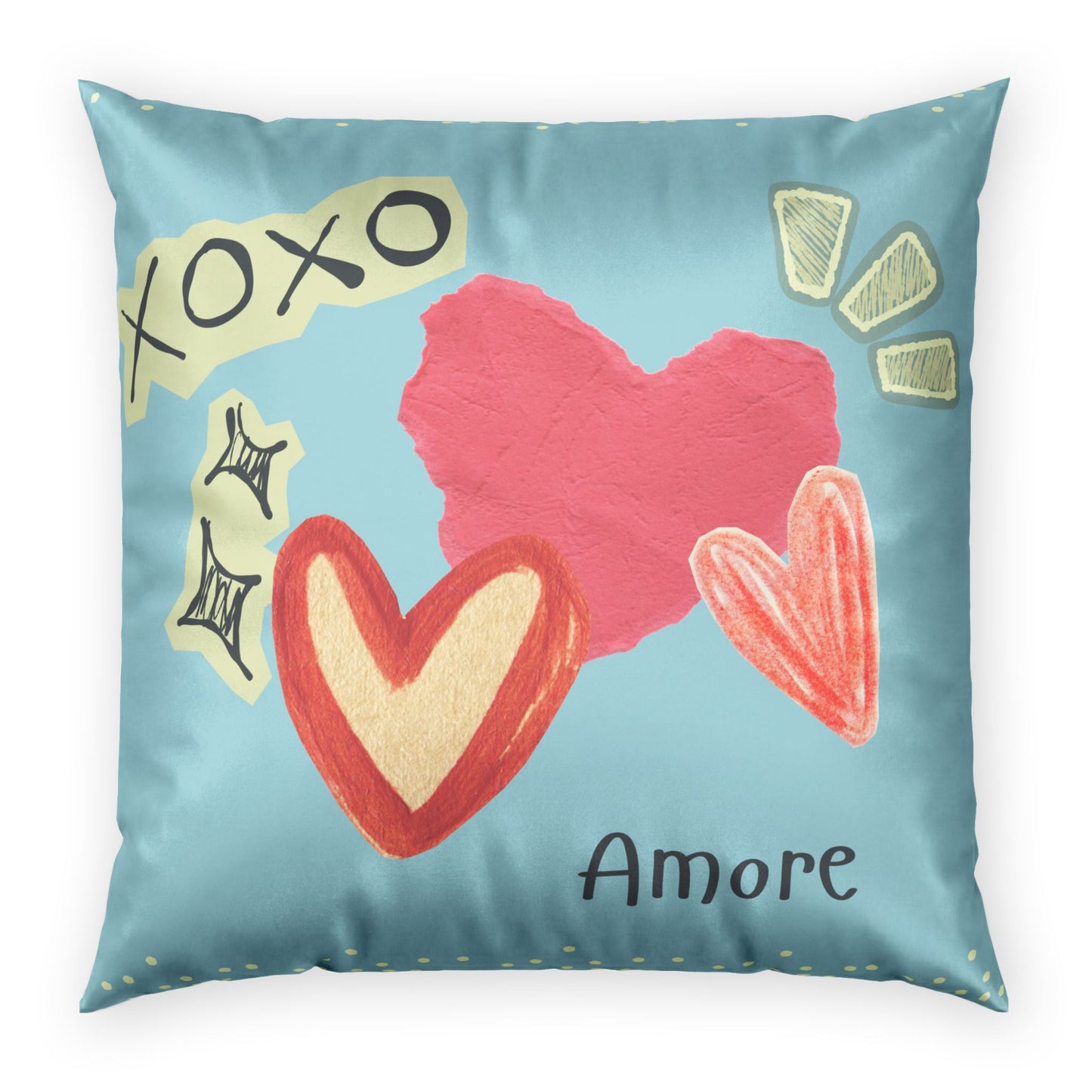 Amore Poly Velvet Pillow