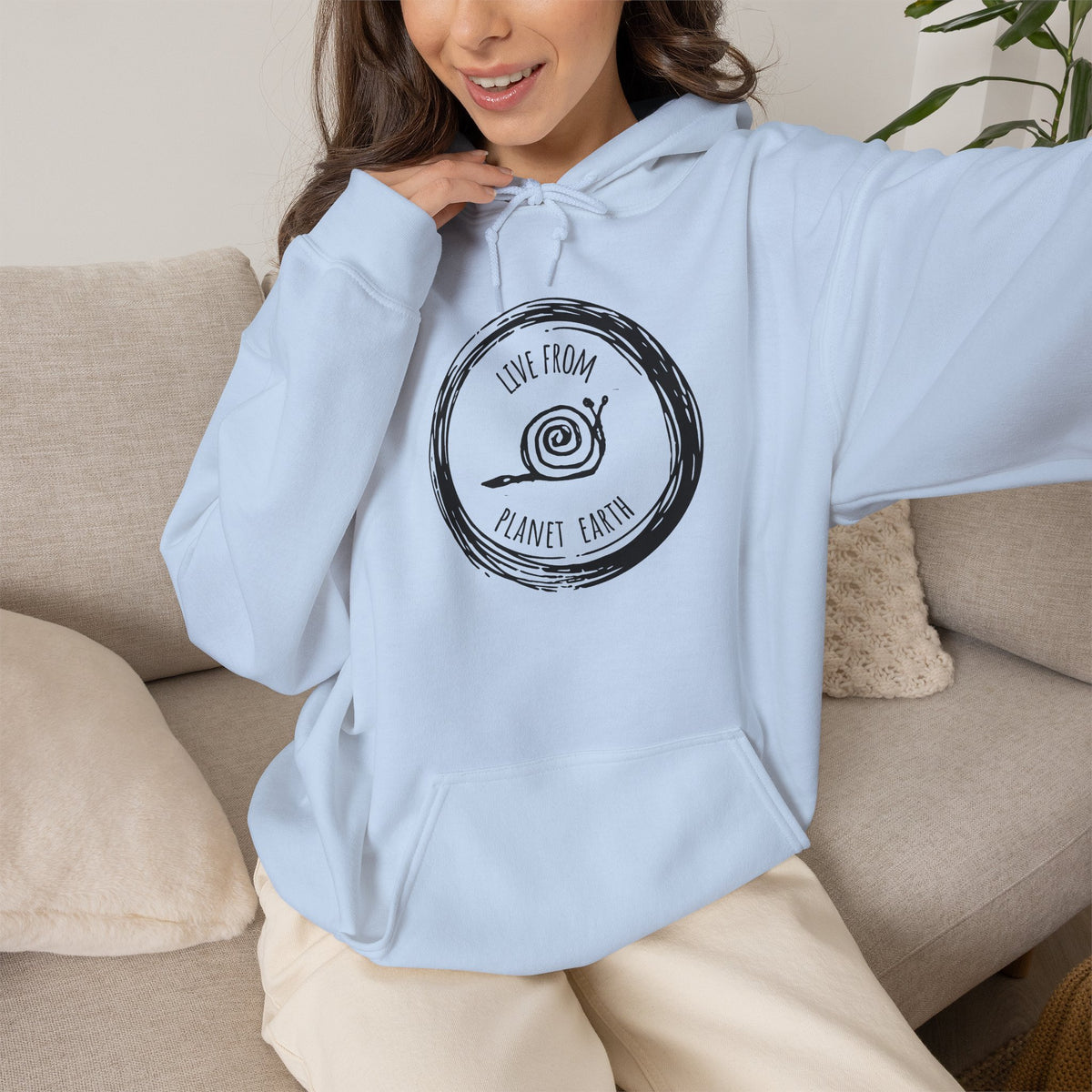 Live From Planet Earth Unisex Heavy Blend™ Hooded Sweatshirt