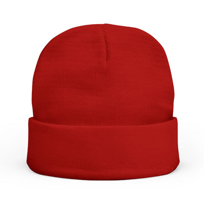 Embroidered Knit Beanie GenX | Cozy Winter Hat, Gift for Her, Unique Accessory, Outdoor Beanie, Fashionable Headwear