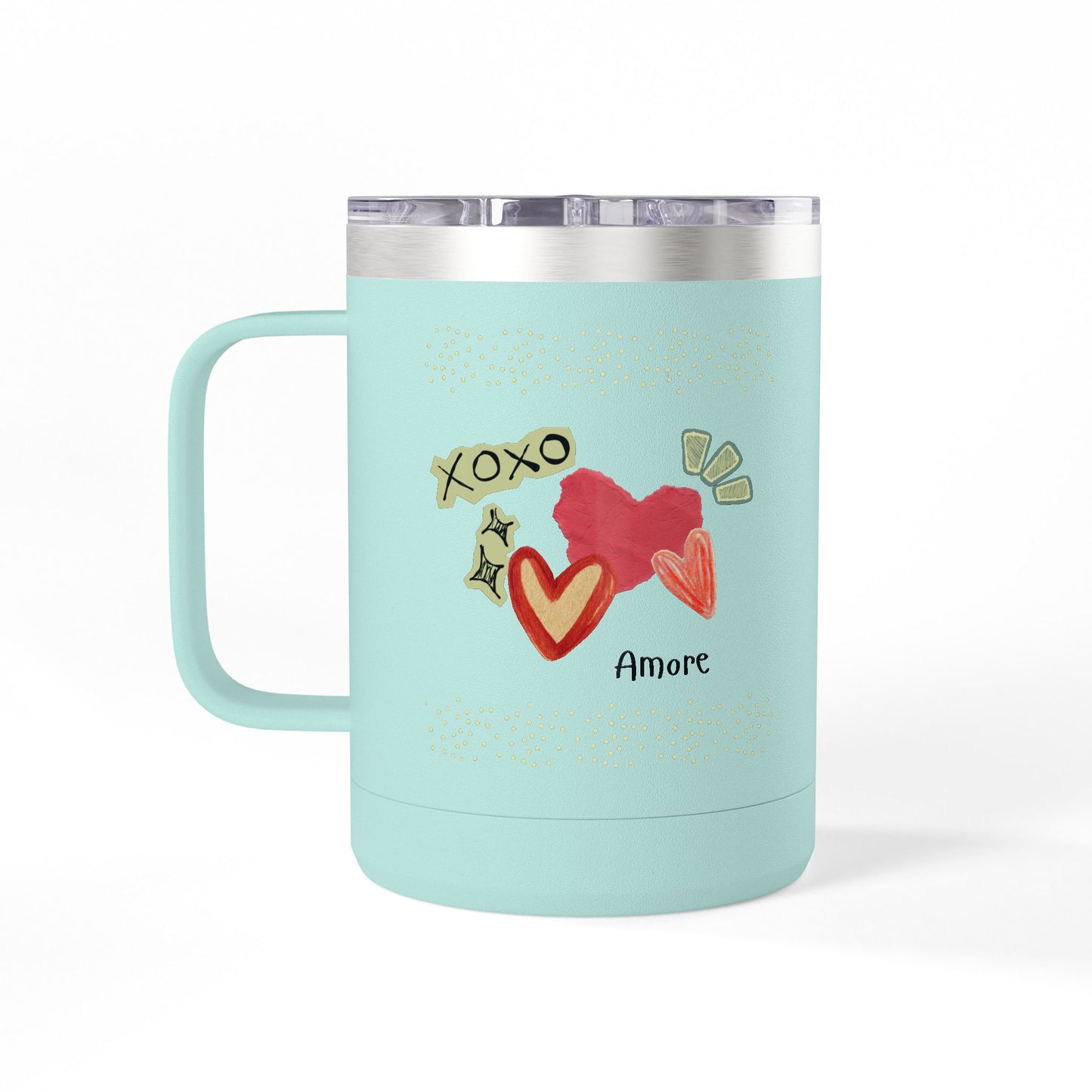 Amore 15oz Insulated Coffee Mug