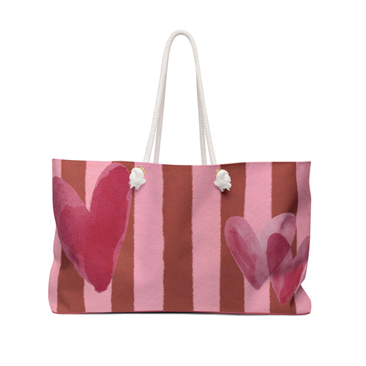 Amore Hearts Weekender Bag