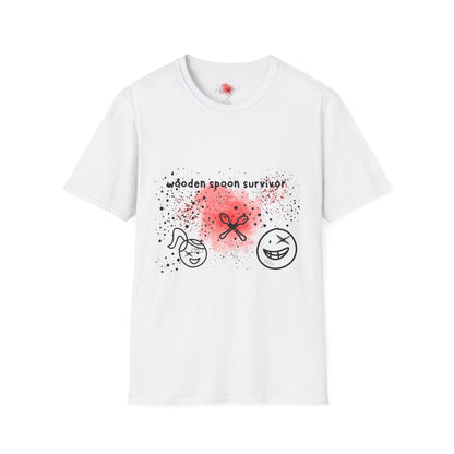 Wooden Spoon Survivor T-Shirt, GenX, Fun Gift, Family Time Apparel, Cooking Humor Tee, Gift for Mother's Day, Cute Cooking Shirt