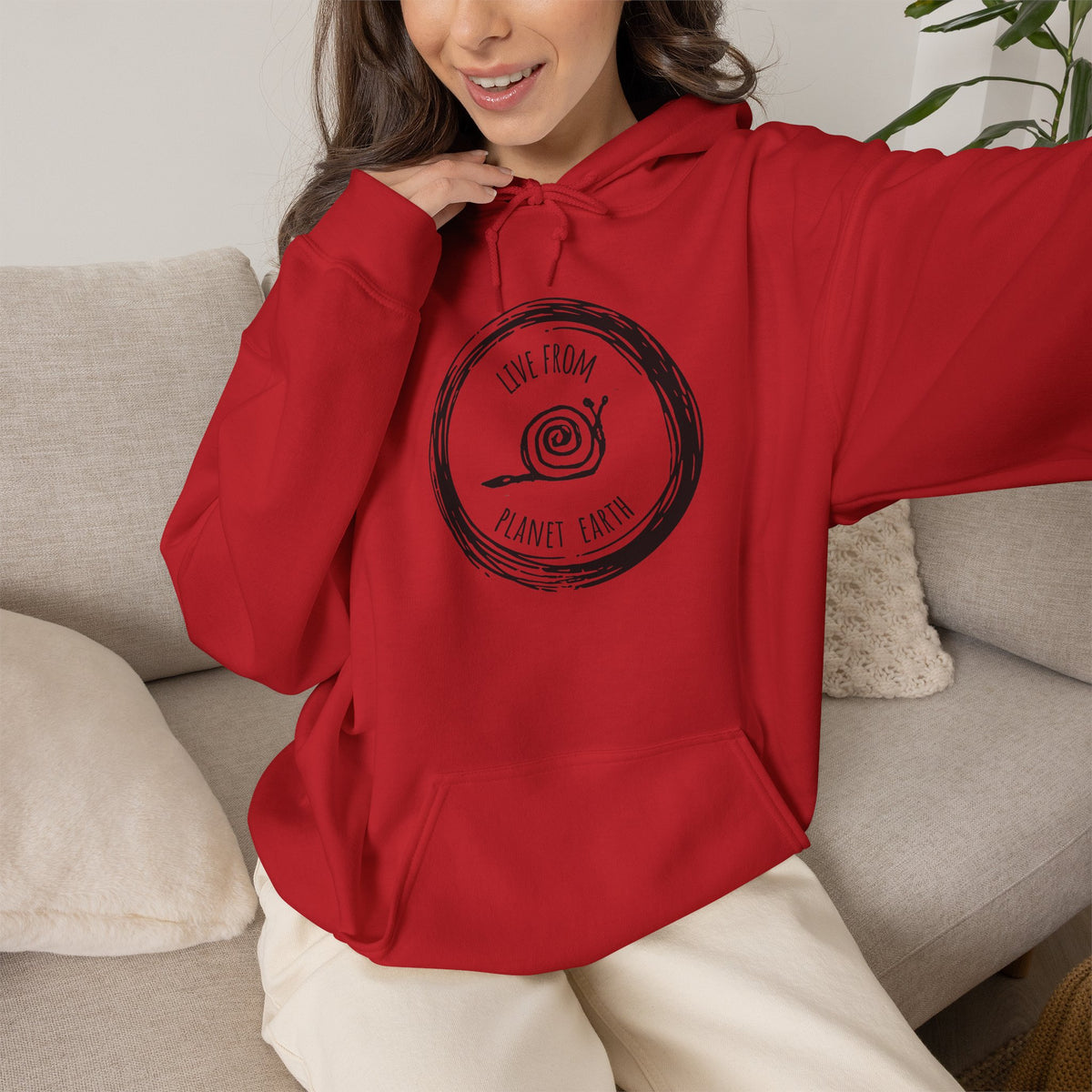 Live From Planet Earth Unisex Heavy Blend™ Hooded Sweatshirt