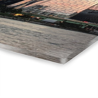NYC Pink - Acrylic Print (French Cleat Hanging) — Modern Urban Wall Art
