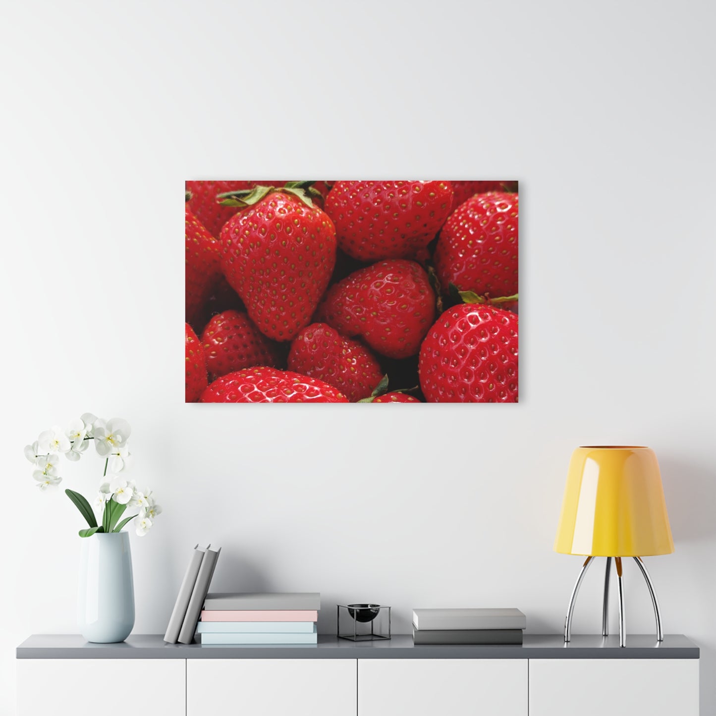 Fresh Strawberries - Acrylic Print (French Cleat Hanging) — Modern Urban Wall Art