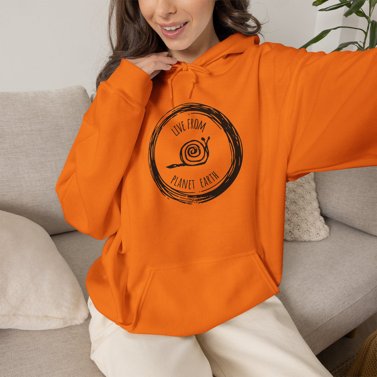 Live From Planet Earth Unisex Heavy Blend™ Hooded Sweatshirt