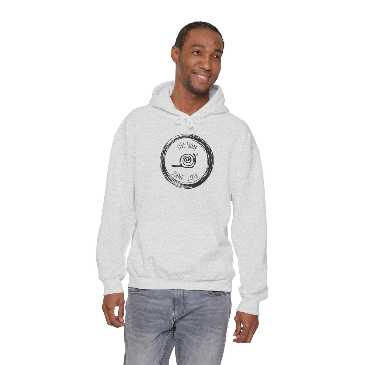 Live From Planet Earth Unisex Heavy Blend™ Hooded Sweatshirt