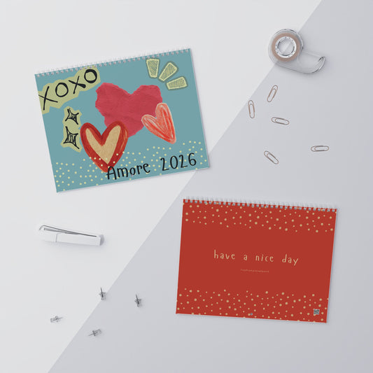 Amore 2026 Wall Calendar