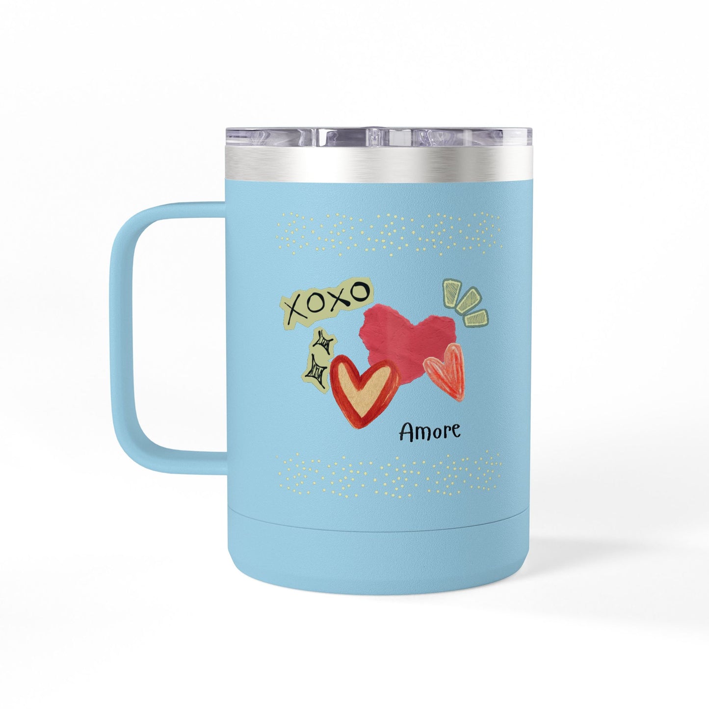 Amore 15oz Insulated Coffee Mug