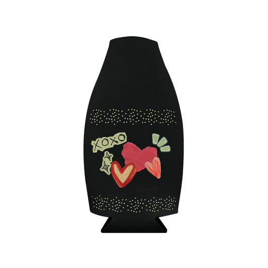 Amore XOXO Zip-Up Bottle Cooler Sleeve